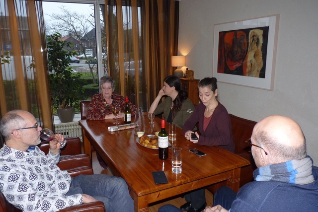 ARA leden in het atelier van Jos van Extel