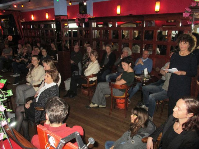 restauratoren in de zaal